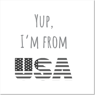 I'm from USA Posters and Art